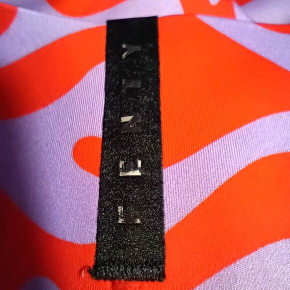 Savage X Fenty Red Purple Heart Hotline High Waist Leggings M Valentine Rhianna - Picture 4 of 7